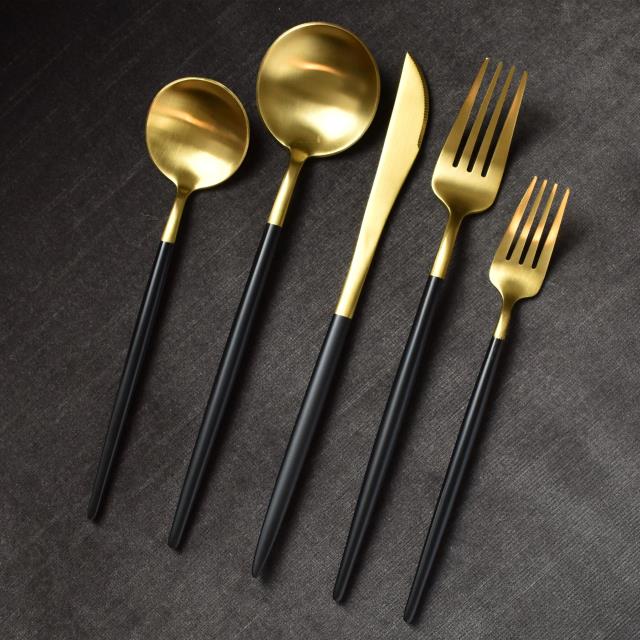 Rental store for HAMPTON BLACK   GOLD FLATWARE in Colonial Heights VA