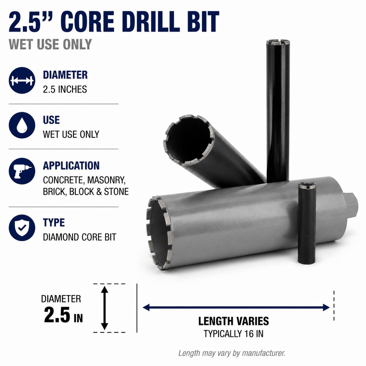 Rental store for BIT,CORE DRILL 2.5  WET in Colonial Heights VA